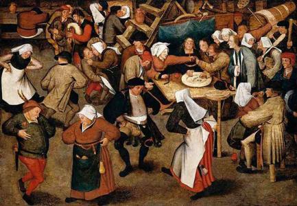 Dancing Peasants by Brueghel